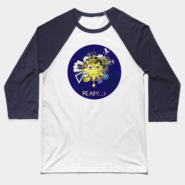 Galactic Nova Baseball T-Shirt by VibrantEchoes